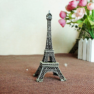 5-13cm Bronze Paris Tower Metal Crafts Figurine Statue Model Home Decor Souvenir Model kids Toys For Children